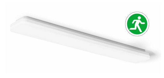 Anbauleuchte Led Slice Long 120 Weiss, 29/38w, 3000/4000k, IP54 / IP20, Not